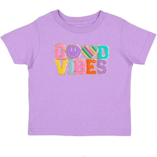 GOOD VIBES PATCH SHORT SLEEVE T-SHIRT -