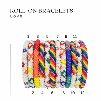 Roll-On Bracelets -RAINBOW-