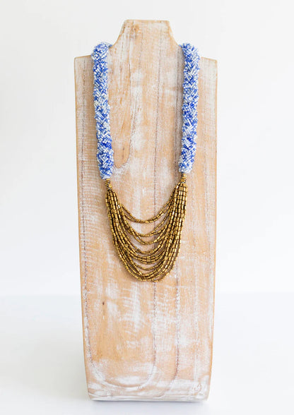 The Braided Hema Necklace Seaside