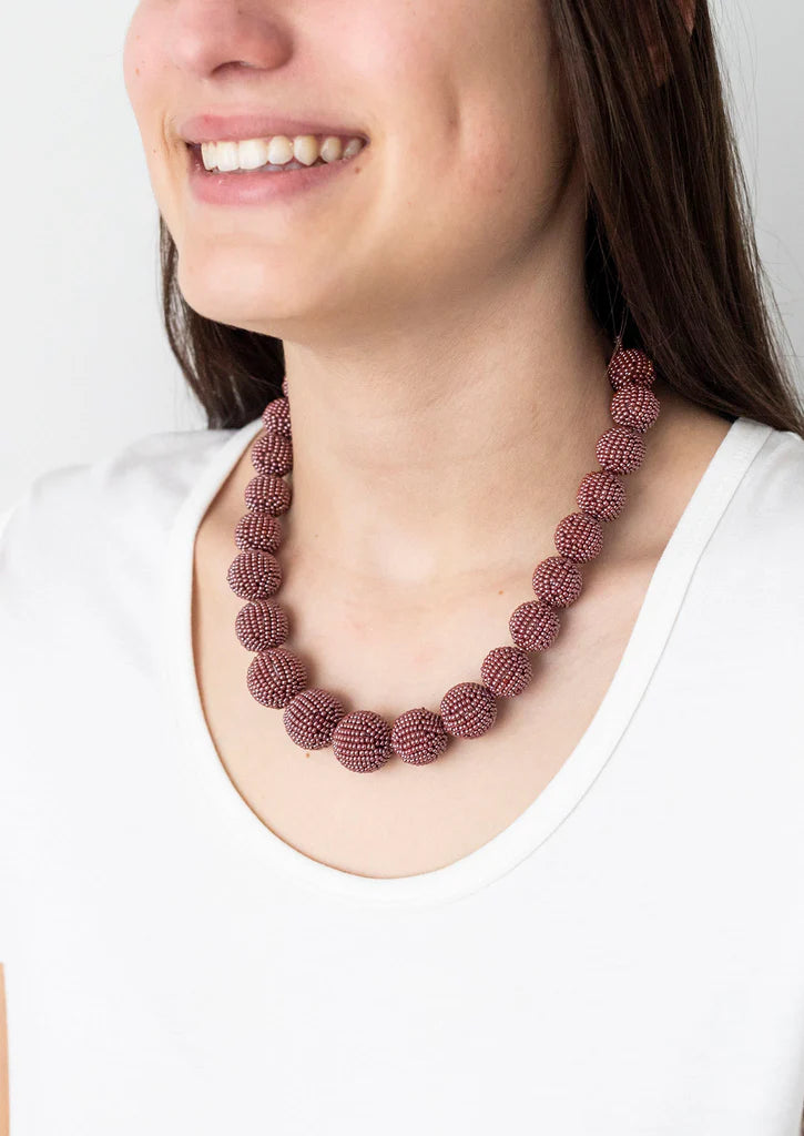 ***NEW*** THE OLIVIA NECKLACE MULBERRY