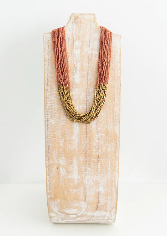 ***NEW***  HEMA NECKLACE TERRACOTTA