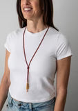 Hema Knot - Garnet -