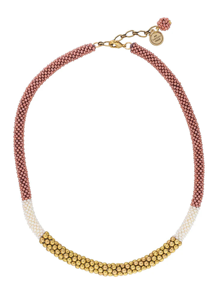 ***NEW***  THE GOLDEN DIVISION NECKLACE TERRACOTTA