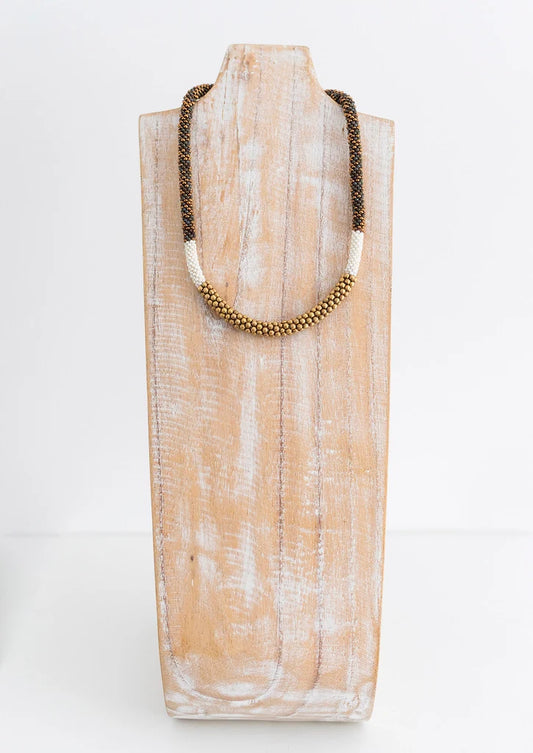 The Golden Division Necklace - Hazel -