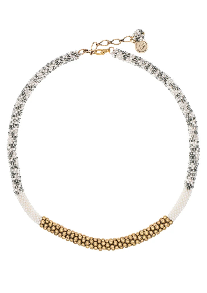 The Golden Division Necklace - Sterling -