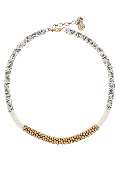The Golden Division Necklace - Sterling -