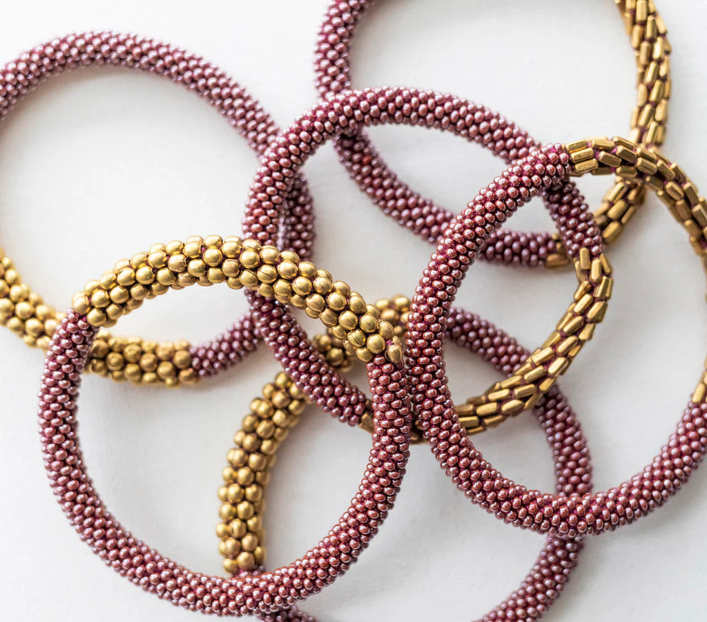 ***NEW*** STATEMENT ROLL-ON® BRACELETS GOLDEN DIVISION MULBERRY