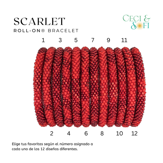 Roll-On® Bracelets - SCARLET-