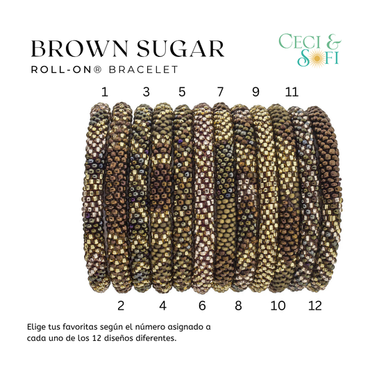 Roll-On® Bracelets -BROWN SUGAR-