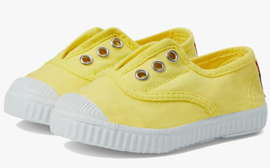 Canvas Slip-on Sneakers - Yellow