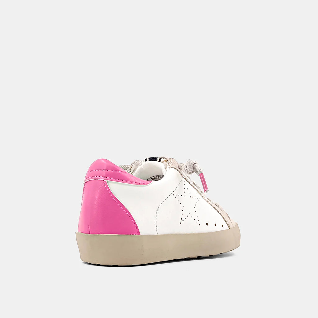 MIA - Bright Pink and White Sneakers