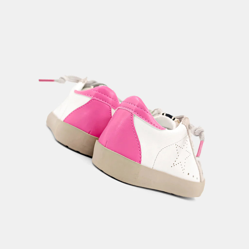 MIA - Bright Pink and White Sneakers