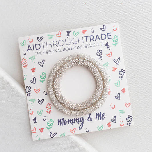 Mommy & Me Roll-On® Bracelet Set - Sterling