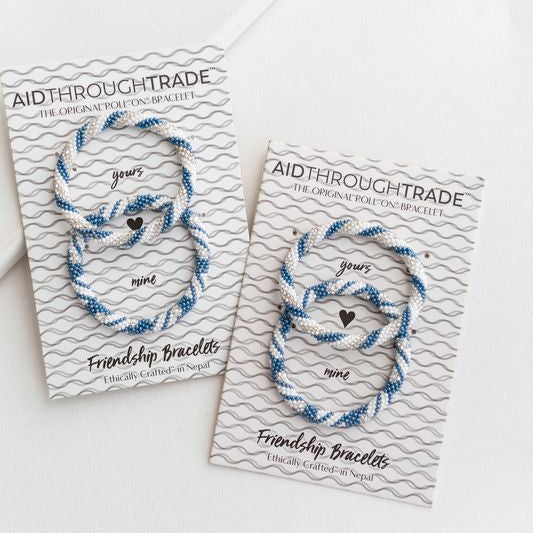 Roll-On® Friendship Bracelet Set - Chambray-