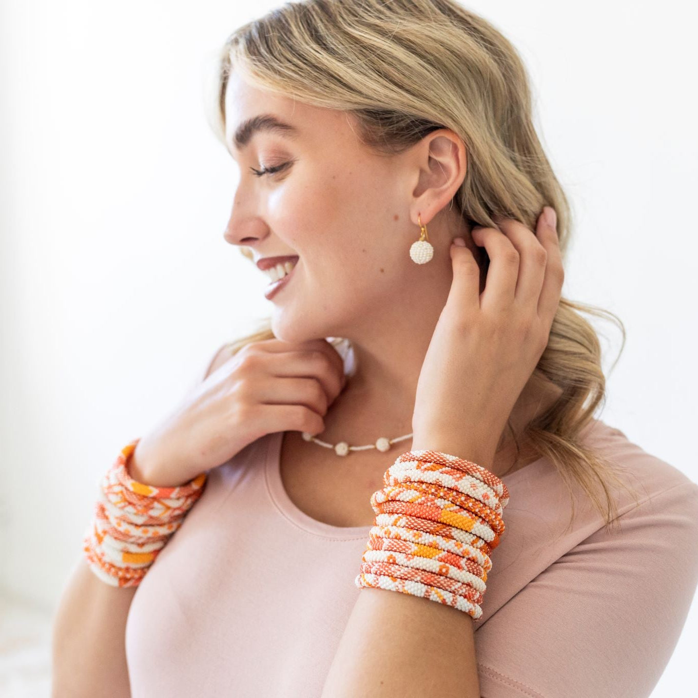 Roll-On® Bracelets - Tangerine-