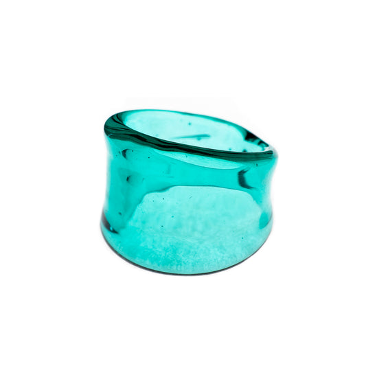 Sea Green Glass Ring