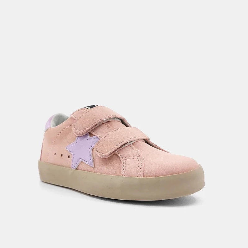 Light Pink Velcro-Toddler Sneakers