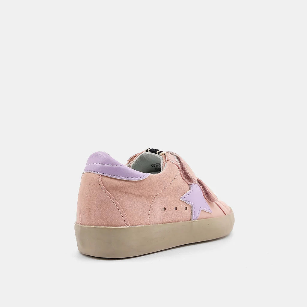 Light Pink Velcro-Toddler Sneakers