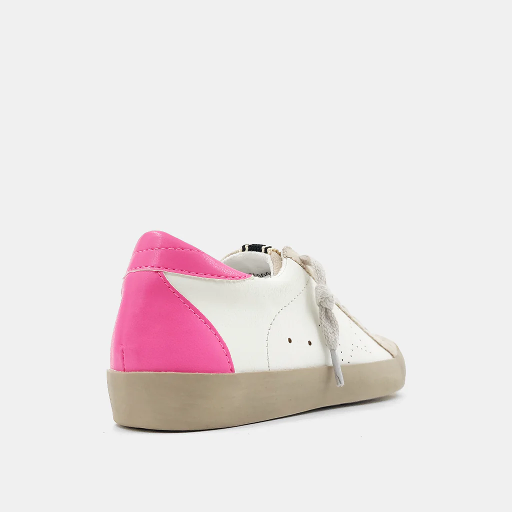 MIA - Bright Pink and White Sneakers